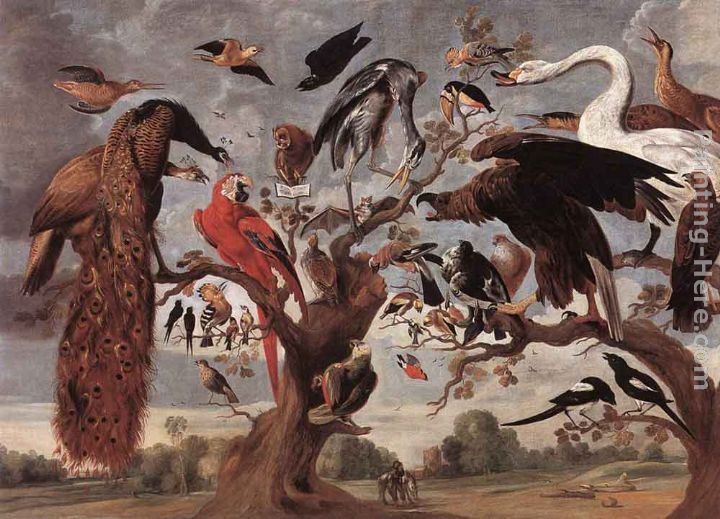 Jan van Kessel The Mockery of the Owl